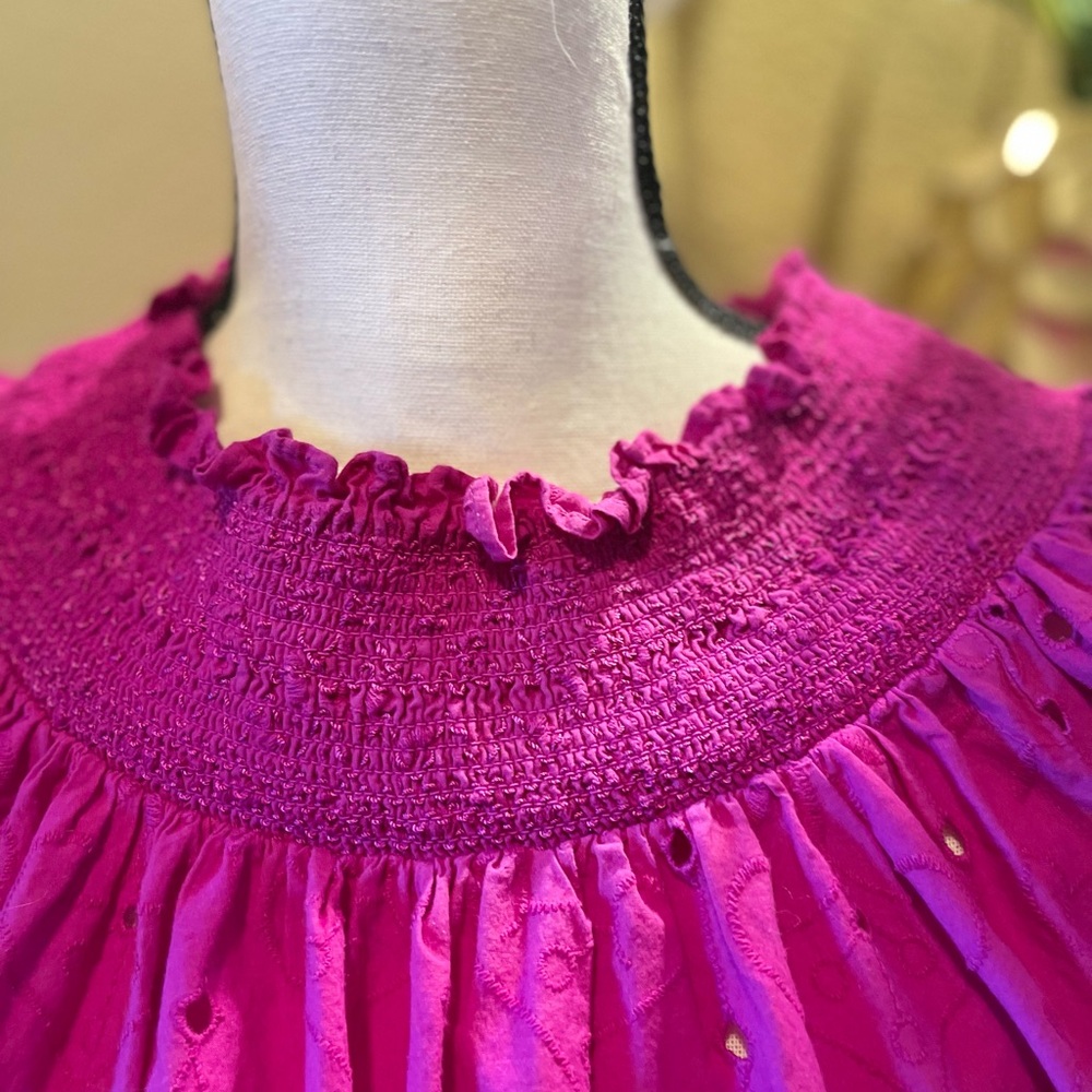 LOFT Smocked Blouse - Picture 2 of 4